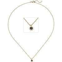 SIGO Collier Kette mit Anhänger 585 Gold Gelbgold 1 Rauchquarz 45 cm Halskette von SIGO