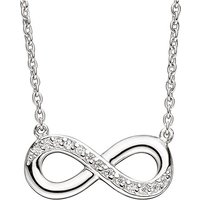 SIGO Collier Kette mit Anhänger Unendlichkeit 925 Sterling Silber mit Zirkonia 41 cm von SIGO