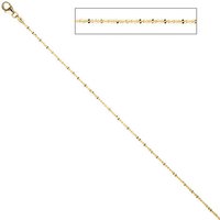 SIGO Criss-Cross Kette 333 Gelbgold 1,3 mm 40 cm Gold Halskette Goldkette Karabiner von SIGO