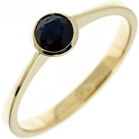 SIGO Damen Ring 333 Gold Gelbgold 1 Safir blau Goldring von SIGO