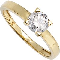 SIGO Damen Ring 333 Gold Gelbgold 1 Zirkonia Goldring von SIGO