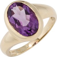 SIGO Damen Ring 585 Gold Gelbgold 1 Amethyst lila violett Goldring von SIGO