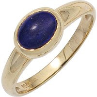 SIGO Damen Ring 585 Gold Gelbgold 1 Lapislazuli blau Goldring von SIGO