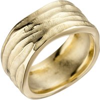 SIGO Damen Ring 585 Gold Gelbgold matt mattiert Goldring von SIGO