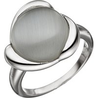 SIGO Damen Ring 925 Sterling Silber 1 Katzenauge Silberring von SIGO