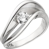 SIGO Damen Ring 925 Sterling Silber 1 Zirkonia Silberring von SIGO