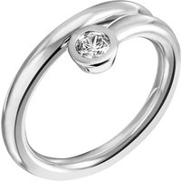 SIGO Damen Ring 925 Sterling Silber 1 Zirkonia Silberring von SIGO