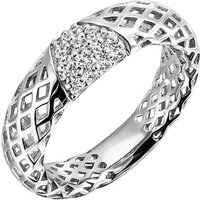 SIGO Damen Ring 925 Sterling Silber 14 Zirkonia Silberring von SIGO