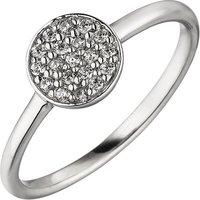 SIGO Damen Ring 925 Sterling Silber 19 Zirkonia Silberring von SIGO