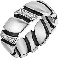 SIGO Damen Ring 925 Sterling Silber 30 Zirkonia Silberring von SIGO