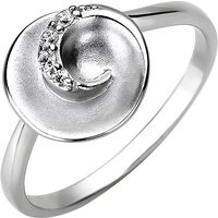 SIGO Damen Ring 925 Sterling Silber 4 Zirkonia Silberring von SIGO