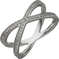 SIGO Damen Ring 925 Sterling Silber 49 Zirkonia Silberring von SIGO