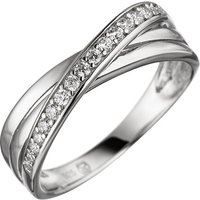 SIGO Damen Ring 925 Sterling Silber mit Zirkonia Silberring von SIGO