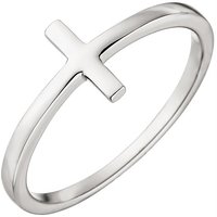 SIGO Damen Ring Kreuz 375 Gold Weißgold Weißgoldring Kreuzring von SIGO