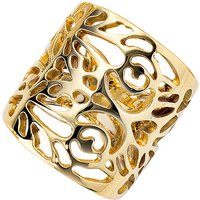 SIGO Damen Ring breit 585 Gold Gelbgold Goldring von SIGO