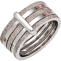 SIGO Damen Ring breit 925 Sterling Silber rhodiniert Silberring von SIGO