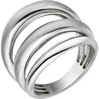 SIGO Damen Ring mehrreihig 925 Sterling Silber Silberring von SIGO