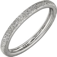 SIGO Damen Ring schmal 925 Sterling Silber mit Struktur Silberring von SIGO