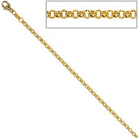 SIGO Erbskette 333 Gelbgold 2,5 mm 42 cm Gold Kette Halskette Goldkette Karabiner von SIGO