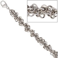 SIGO Fußkettchen Fußkette 925 Sterling Silber rhodiniert 26 cm Karabiner von SIGO