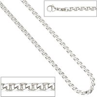 SIGO Halskette Kette 925 Sterling Silber rhodiniert 60 cm Silberkette Karabiner von SIGO