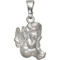 SIGO Kinder Anhänger Engel Schutzengel 925 Sterling Silber mattiert Kinderanhänger von SIGO