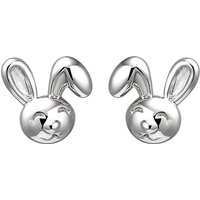 SIGO Kinder Ohrstecker Hase 925 Sterling Silber Ohrringe Kinderohrringe von SIGO