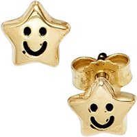 SIGO Kinder Ohrstecker Stern Sterne 333 Gold Gelbgold Ohrringe Kinderohrringe von SIGO