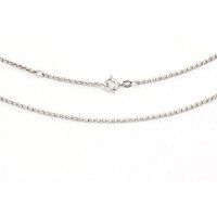 SIGO Premium Schmuck-Kette 1,5 mm, 45 cm / 42,5 cm, 925 Silber rhodiniert von SIGO