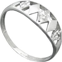 SIGO Ring, diamantiert rhodiniert, Silber 925 von SIGO