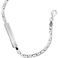 SIGO Schildband 925 Sterling Silber 19 cm Gravur ID Armband Karabiner SIGO Schildband 925 Sterling Silber 19 cm Gravur ID Armband Karabiner von SIGO
