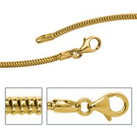 SIGO Schlangenkette aus 585 Gelbgold 1,9 mm 42 cm Gold Kette Halskette Goldkette von SIGO