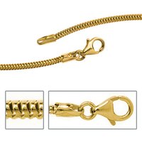 SIGO Schlangenkette aus 585 Gelbgold 1,9 mm 45 cm Gold Kette Halskette Goldkette von SIGO