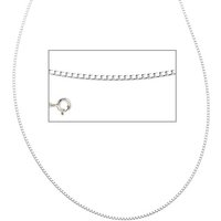 SIGO Venezianerkette 925 Sterling Silber 1,2 mm 40 cm Halskette Kette Silberkette von SIGO