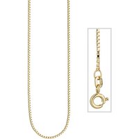 SIGO Venezianerkette 925 Sterling Silber gold vergoldet 1,3 mm 50 cm Kette Halskette von SIGO