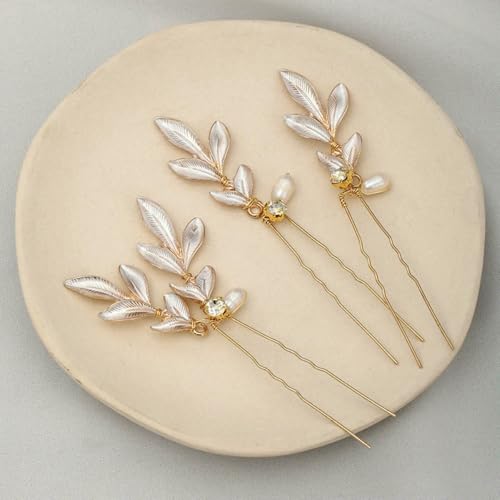 Mode Kristall Perle Strass Haarnadeln Stick Haar Clip Für Frauen Braut Haar Zubehör Party Hochzeit Haar Clips Schmuck von SIHAOYY