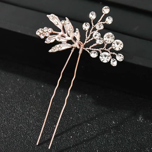 Mode Kristall Perle Strass Haarnadeln Stick Haar Clip Für Frauen Braut Haar Zubehör Party Hochzeit Haar Clips Schmuck von SIHAOYY