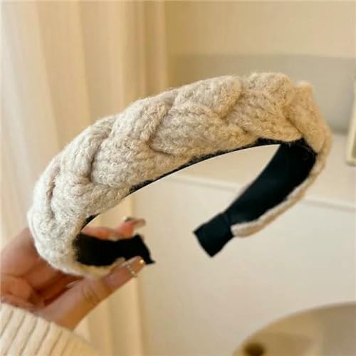 Mode Druck Gitter Schwamm Vintage Elastische Haarband Haar Hoop Stirnband Frauen Mädchen Breite Seite Haarband Weibliche Haar Zubehör von SIHAOYY