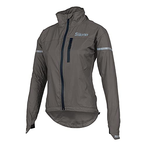 SIKMA Damen Mädchen Radsportjacke Regenmantel Damen Wasserdicht Jacke Laufen Casual Top Outdoor von SIKMA