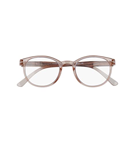 SILAC – Pink Cristal 7402 – Damen-Lesebrille mit ovalen Gläsern – Leicht, widerstandsfähig und komfortabel – Dioptrie +1,00 – Transparenter rosa Rahmen von SILAC