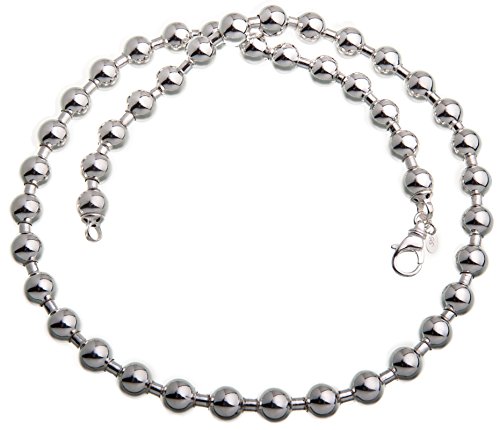 10mm Kugelkette - echt 925 Silber, Länge 50cm von SILBERKETTEN STORE DEIN SCHMUCK ONLINE SHOP