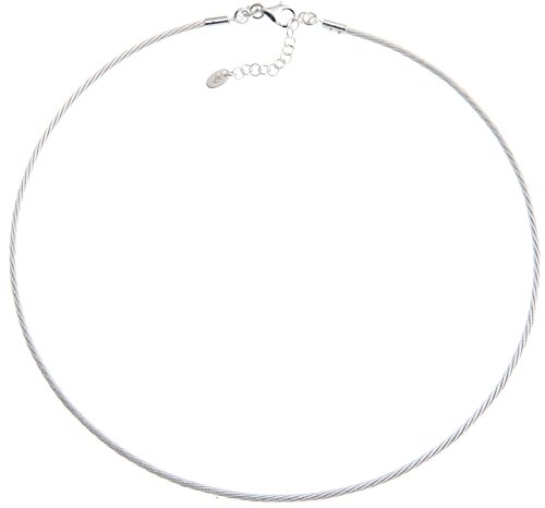 Fashion Omega Halsreif 1,9mm - Länge 40cm - echt 925 Silber von SILBERKETTEN STORE DEIN SCHMUCK ONLINE SHOP