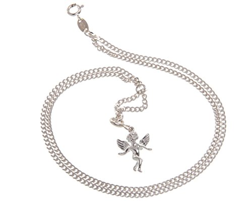 Fußkette Silber mit kleiner Elfe - Länge 26cm ECHT 925 Silber von SILBERKETTEN STORE DEIN SCHMUCK ONLINE SHOP