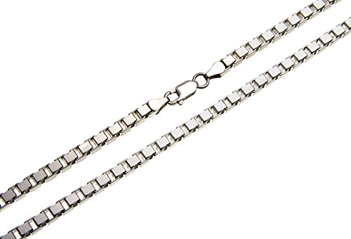 Hochwertige Venezianerkette 4,5mm Breite - 925 Silber, Länge wählbar 38-100cm von SILBERKETTEN STORE DEIN SCHMUCK ONLINE SHOP