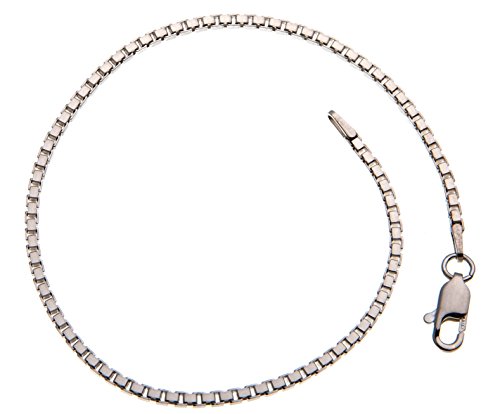 Hochwertiges Venezianerkette Armband 2mm Breite - 925 Silber, Länge 23cm von Silberketten Store