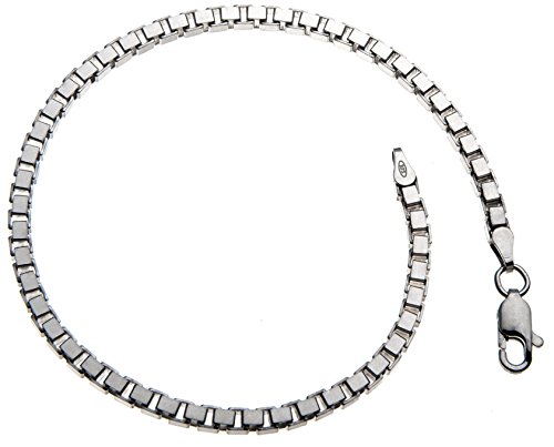 Hochwertiges Venezianerkette Armband 3mm Breite - 925 Silber, Länge wählbar 16-25cm von Silberketten Store