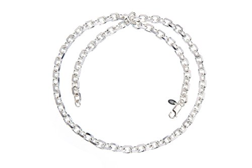 Massive Ankerkette 6,5mm Breite - 925 Silber, Länge wählbar 40-100cm … von Silberketten Store