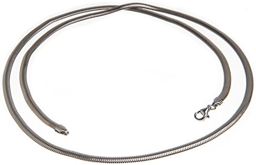 Ovale Schlangenkette, 3,5mm - 925 Sterling Silber, Länge 40-100cm von SILBERKETTEN STORE DEIN SCHMUCK ONLINE SHOP