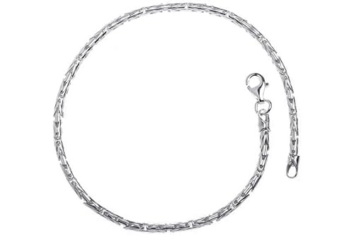 Rundes Königskette Armband 925 Silber - 2,3mm Länge 16-25cm von SILBERKETTEN STORE DEIN SCHMUCK ONLINE SHOP