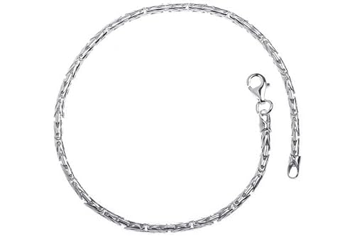 Rundes Königskette Armband 925 Silber - 2,3mm Länge 16-25cm von SILBERKETTEN STORE DEIN SCHMUCK ONLINE SHOP